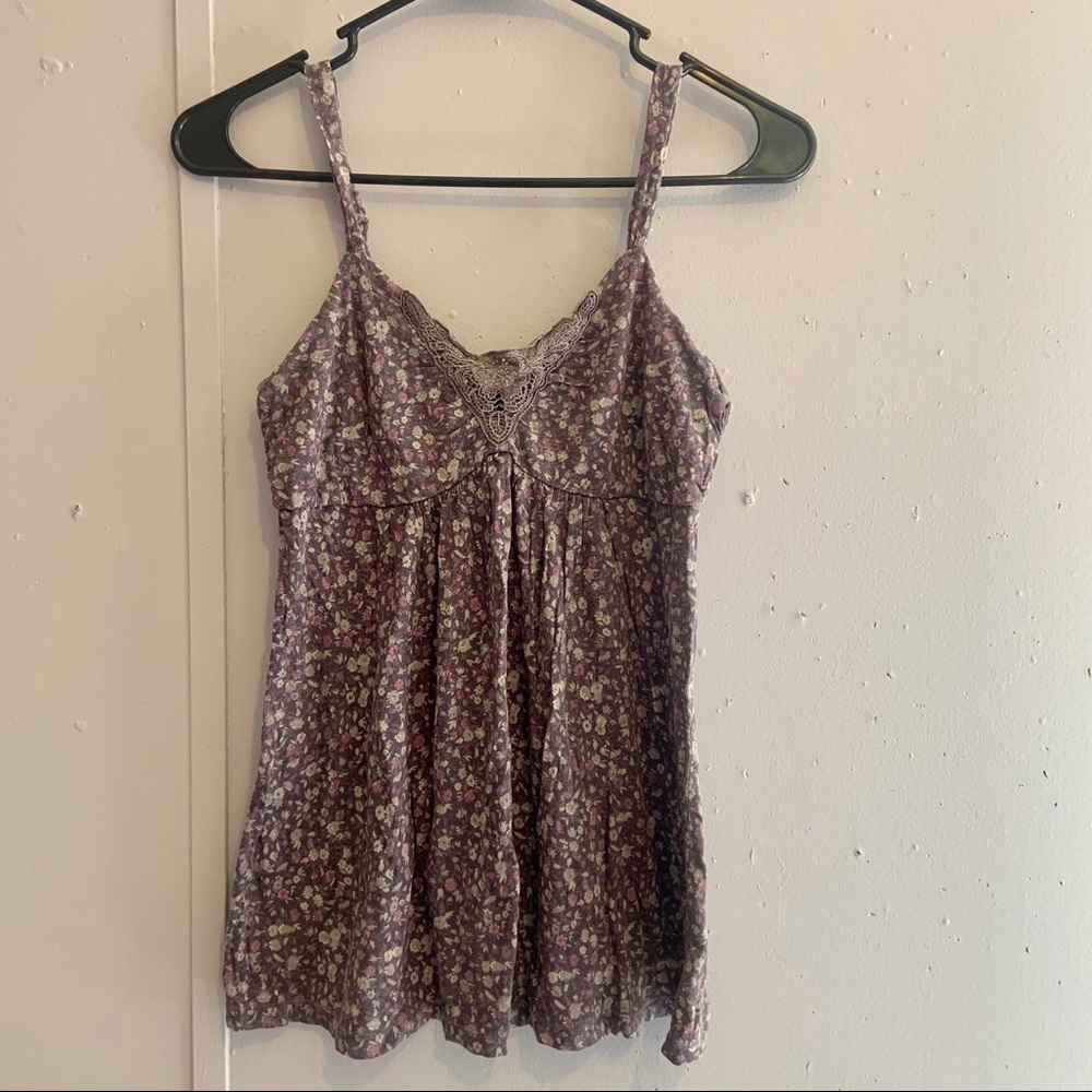 American Eagle Floral Tank